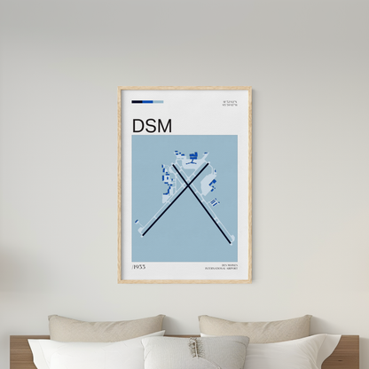 Des Moines International Airport Map