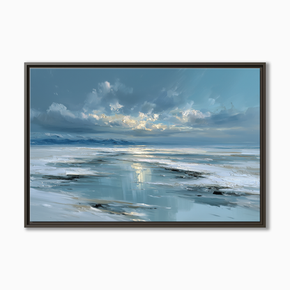Icy Blue Seascape