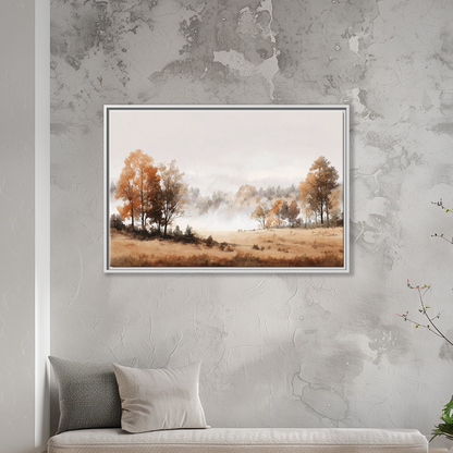 Misty Autumn Landscape