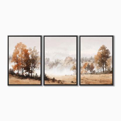 Misty Autumn Landscape