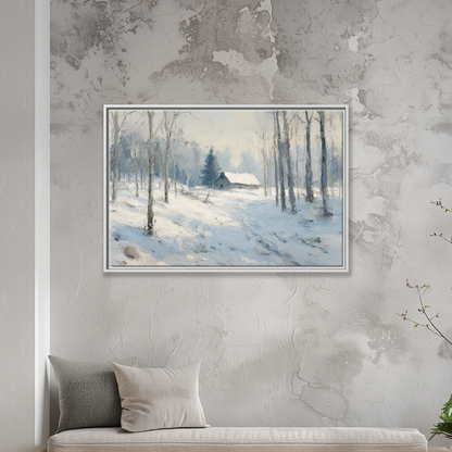 Winter Forest Cabin