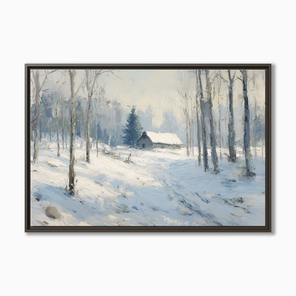 Winter Forest Cabin