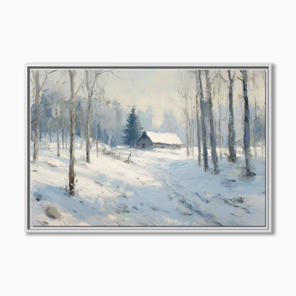 Winter Forest Cabin
