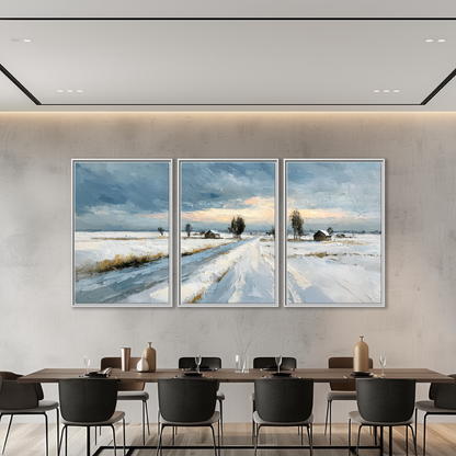 Winter Village Road